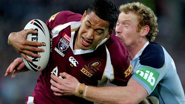 A potential Origin headache ... Israel Folau.