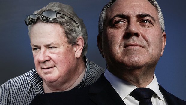 Hello world: Businessman Andrew Burnes and his friend, Australian ambassador to the US, Joe Hockey.