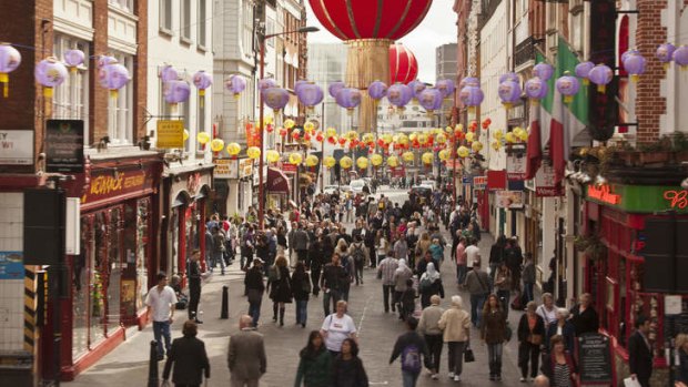 Chinatown in London.