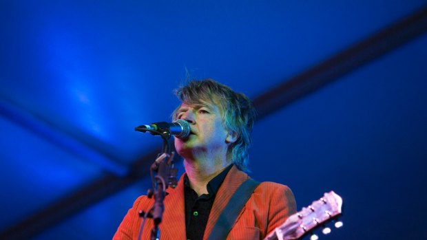 Neil Finn was one of the attractions at the Riverboat Festival.