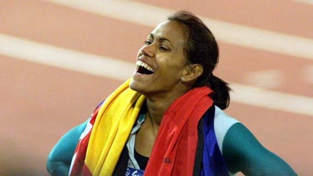 "The greatest Olympic Games ever" ... Cathy Freeman in Sydney.