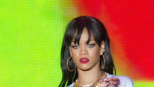Rihanna ... caught up in hotel fire.