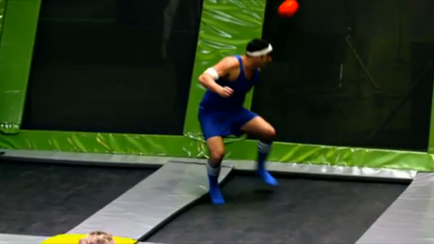 Davey proved to be awful at dodgeball.