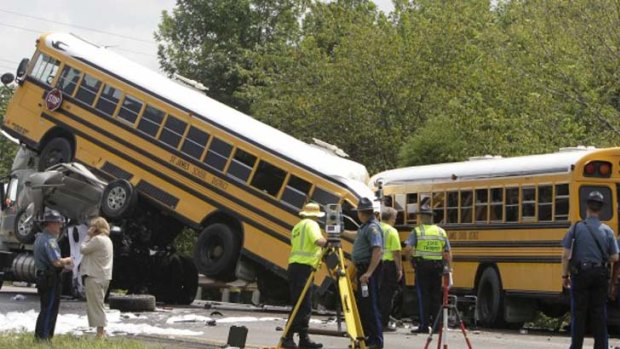 The August 2010 crash that killed the pickup driver and a student.