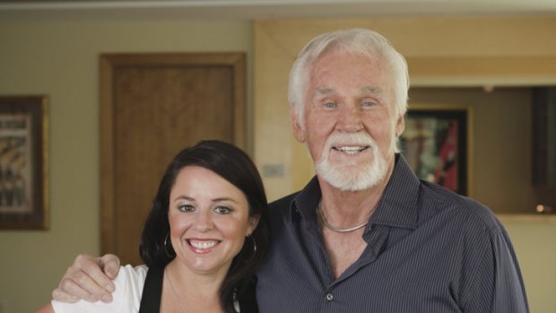 Myf Warhurst lived a dream when she met an idol of her childhood, country music star Kenny Rogers.