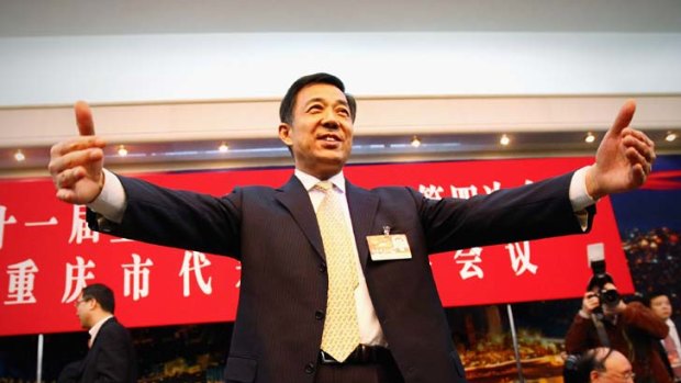 New generation ... crusading Chongqing politician Bo Xilai.