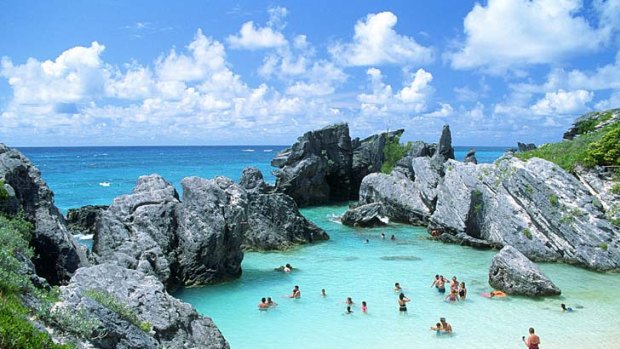 Bewitching blue waters ... Bermuda has the right to be a little smug.