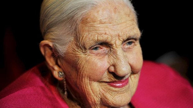 Dame Elisabeth Murdoch pictured at her 103rd birthday celebrations earlier this year.