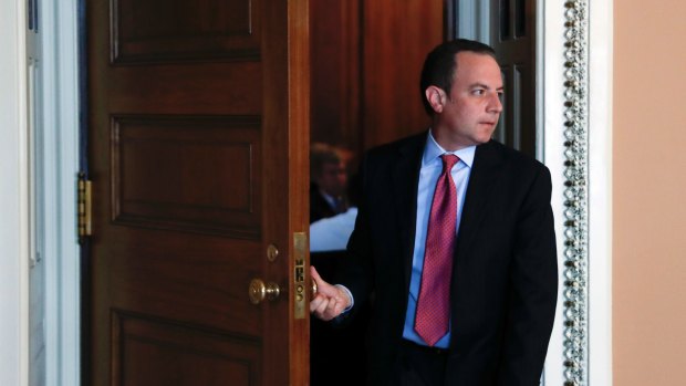 Humiliated: Reince Priebus was put in charge of killing a fly that had made its way into the Oval Office.