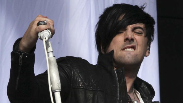 Ian Watkins, lead singer of Lostprophets, as he performs on stage in 2011 pleaded guilty to a series of sexual offenses, including trying to rape a baby.