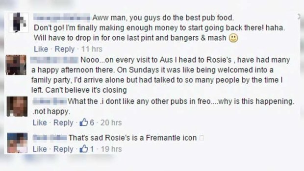 Punters have taken to Facebook to pay tribute to the 'iconic' bar.