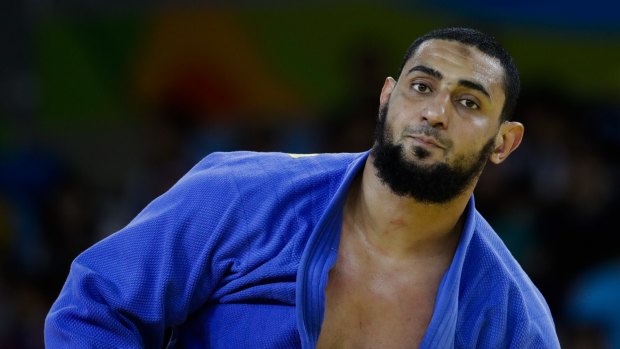 Egypt's Islam el-Shehaby lost to Israel's Or Sasson on Friday, then refused to shake his hand.