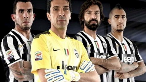 Carlos Tevez, Gianluigi Buffon, Andrea Pirlo and Arturo Vidal appear in the leaked advert.