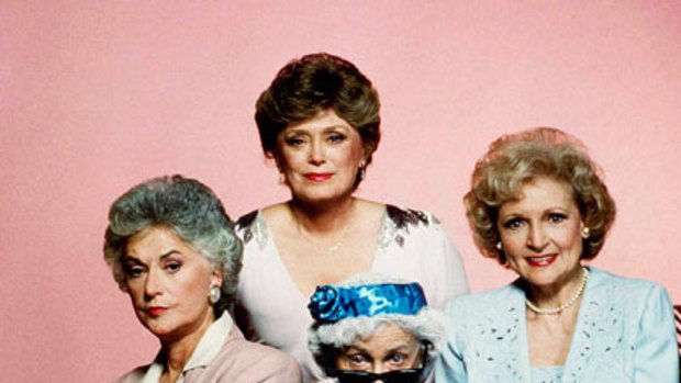 <i>The Golden Girls</i> cast ... Bea Arthur, Rue McClanahan, Betty White and Estelle Getty.