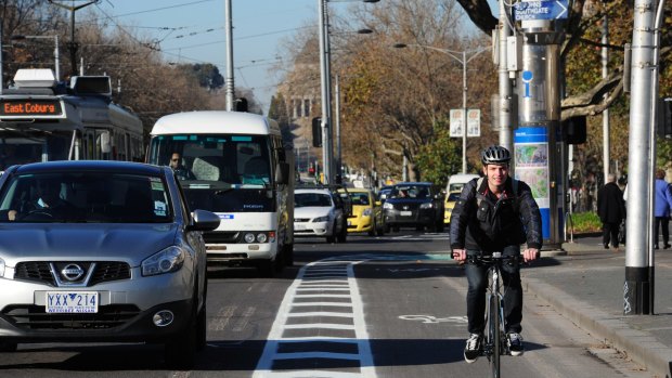 There are more cars, trucks and bikes on Victorian roads. 