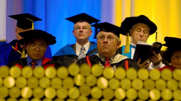 Rolled-gold retirement ... Lecturers and other university staff may receive a far small pension than they had banked on.