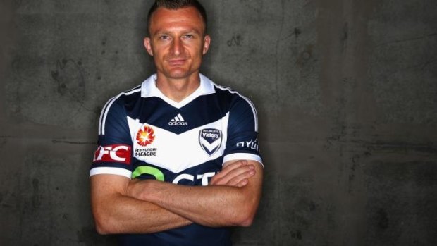 "This is a fantastic place to play football, in a big club in a city which is all about sport." Melbourne Victory recruit Besart Berisha.