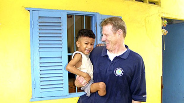 New life: Scott Neeson is improving the lives of Cambodia's suffering children.