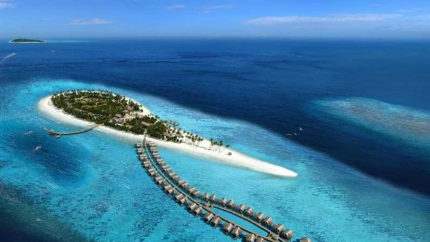 Overwater bungalows, pristine white sand beaches and one of the largest infinity pools in the country make Laoma resort in the Maldives a magical tropical destination.