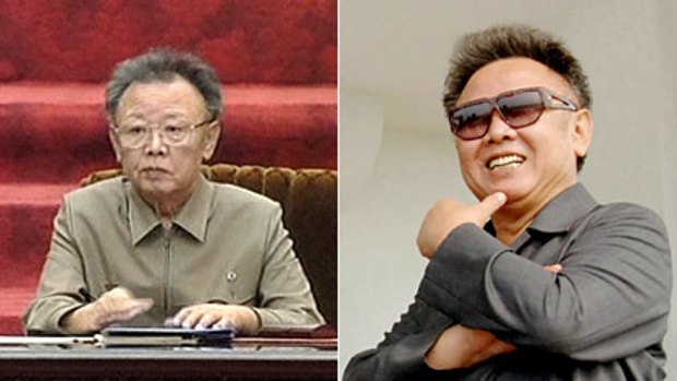 North Koreal leader Kim Jong Il looked gaunt at a rare public appearance in April (left) compared to a photo from 2007 (right).