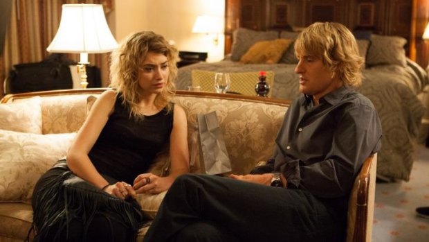 Imogen Poots and Owen Wilson in <i>She's Funny That Way</i>.