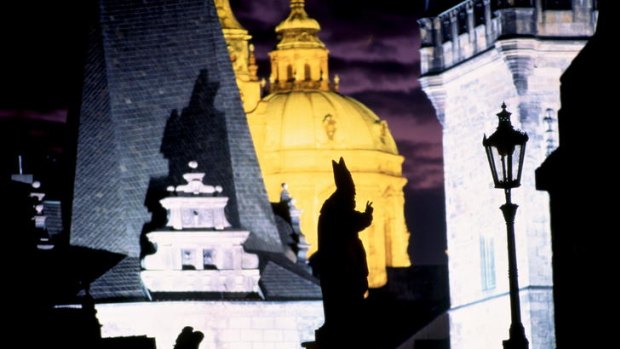 Prague's striking rooftops.