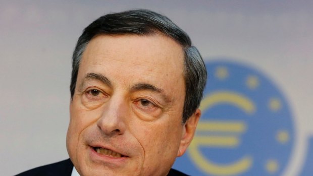 ECB President Mario Draghi: "The key ECB interest rates will remain at the current levels for an extended period of time." ECB chief Mario Draghi.