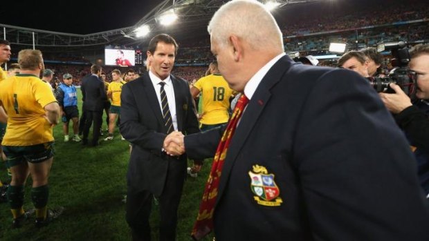 Deans ended his time with a series loss to Warren Gatland and the British and Irish Lions.