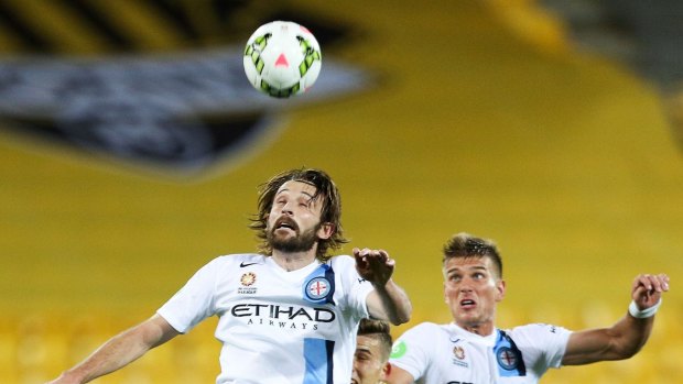 Josh Kennedy is a threat on the ground on or in the air for Melbourne City