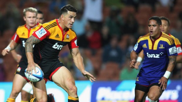 Sonny Bill Williams was his usual menacing self for the Chiefs.