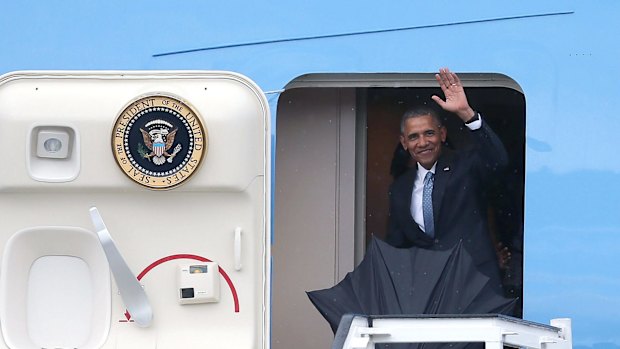 Then US President Barack Obama arrives in Havana in 2016 for a historic visit.