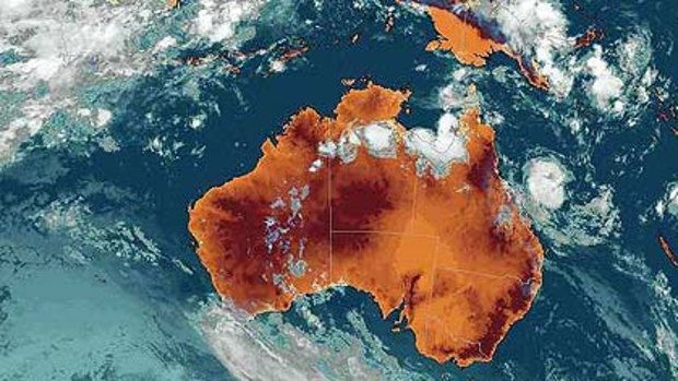 The latest satellite image shows the cyclone rapidly weakening and it is expected to be below cyclone intensity today before it reaches the coast.