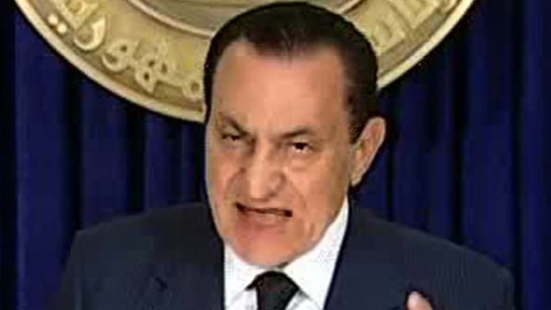 Former Egyptian president Hosni Mubarak was froced out last month.