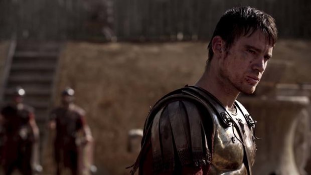 Mishaps ... Channing Tatum suffered an embarrassing injury on the set of <i>The Eagle</i>.