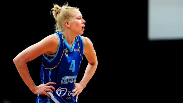 Canberra Capitals' Abby Bishop.
