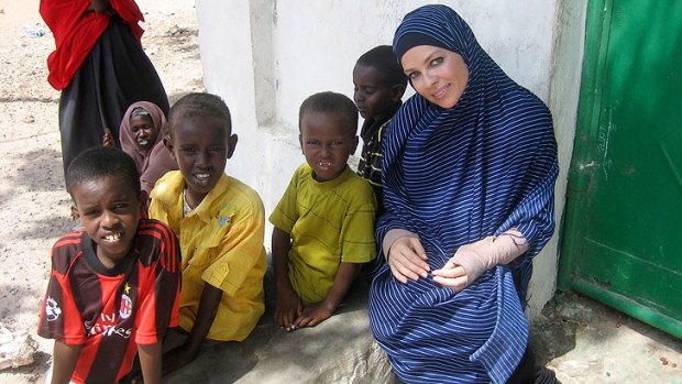 Intelligent and dignified: Imogen Bailey in Mogadishu.