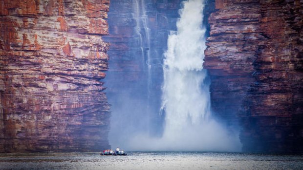 Seeing is believing: Orion Expedition passengers in the Kimberley.