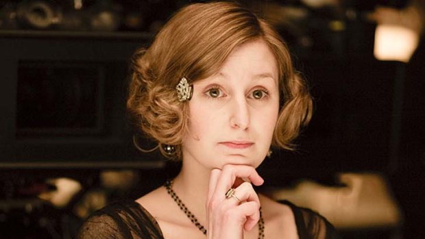 Downton Abbey ... Lady Edith Crawley is played by Laura Carmichael.