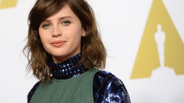 Actress Felicity Jones to star in <i>Star Wars</i> spin-off film.