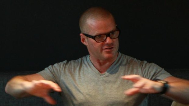 Heston Blumenthal says being self-taught gave him a child's naivete.