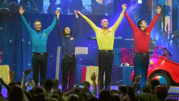 The original Wiggles in a final performance at the Sydney Entertainment Centre.