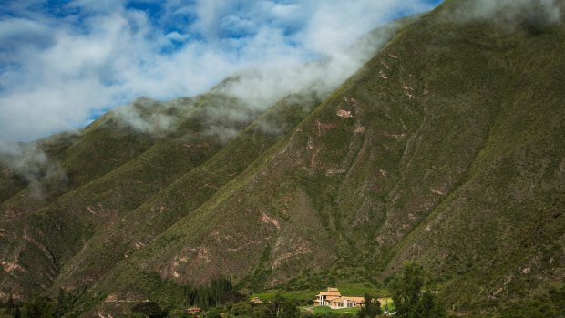The hotel's sublime Sacred Valley setting.
