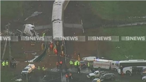 The collision occurred in Pirron Yallock, near Colac.