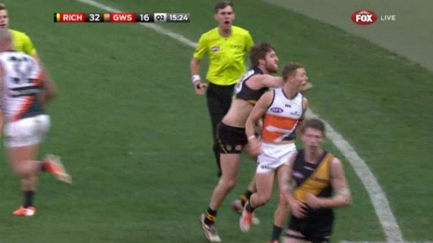 Damien Hardwick says Reece Conca will have to "cop his whack" for this incident.