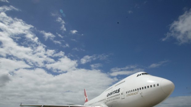 Qantas 747-400: Not the newest kid on the block but the 24-seat upper deck business section still takes a lot of beating.