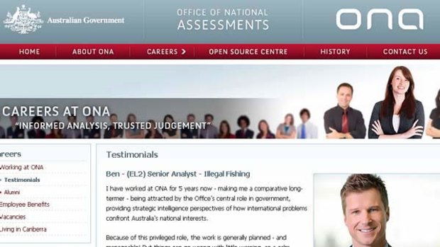 Some of the sleek-looking analysts on the ONA's new website.