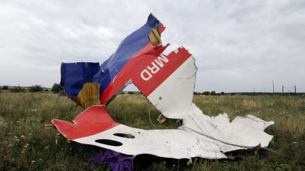 Total destruction: wreckage from Malaysia Airlines MH17.