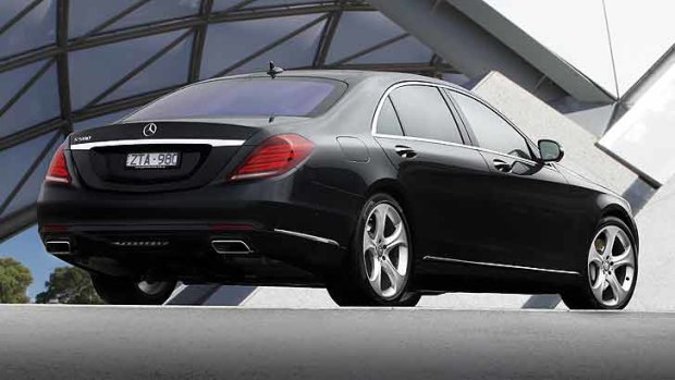 A purposeful stance belies the weight and sheer size of the S Class.