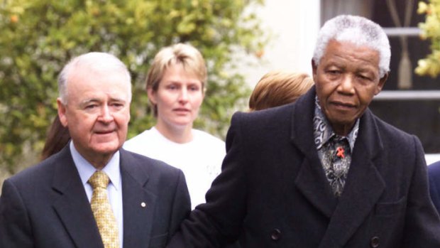 Sir William Deane and Dr Nelson Mandela
