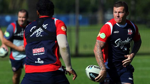 Back in action ... Todd Carney will play on Sunday.